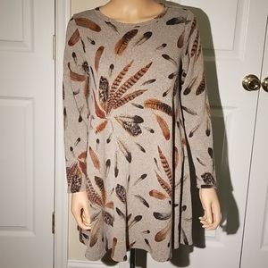 Feather Print Tunic